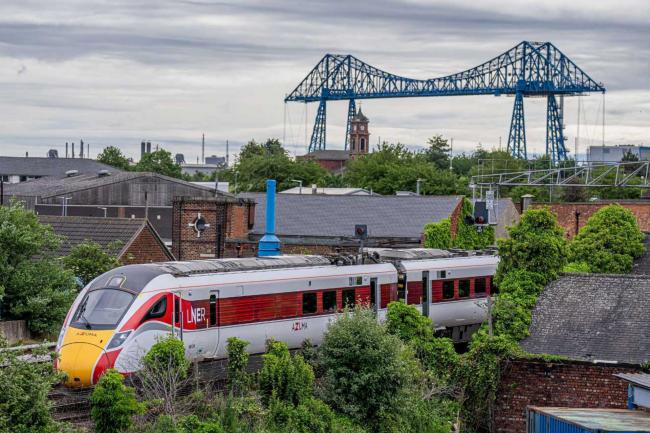 The first direct Middlesbrough to London train service was launched this morning. Photo: LNER.