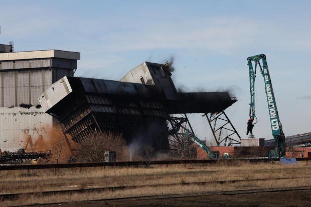 The Northern Echo: Demolition at the former steelworks