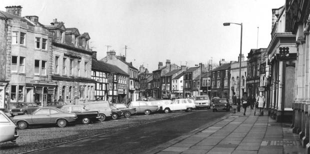 The Northern Echo: The Market Place, Barnard Castle, on March 23, 1972