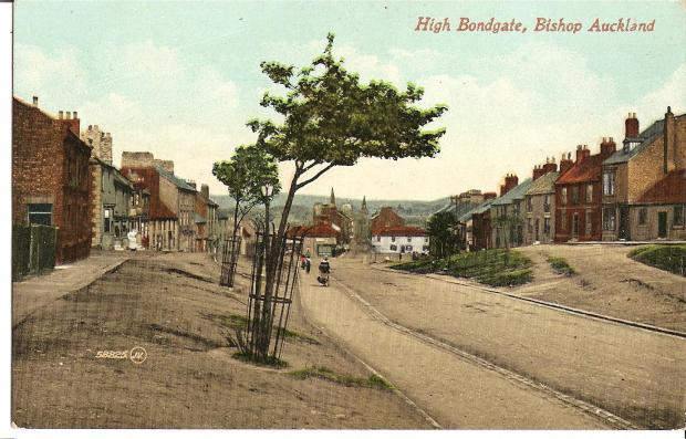 The Northern Echo: High Bondgate, Bishop Auckland. All the properties on the right were bult on the haunted Corn Close