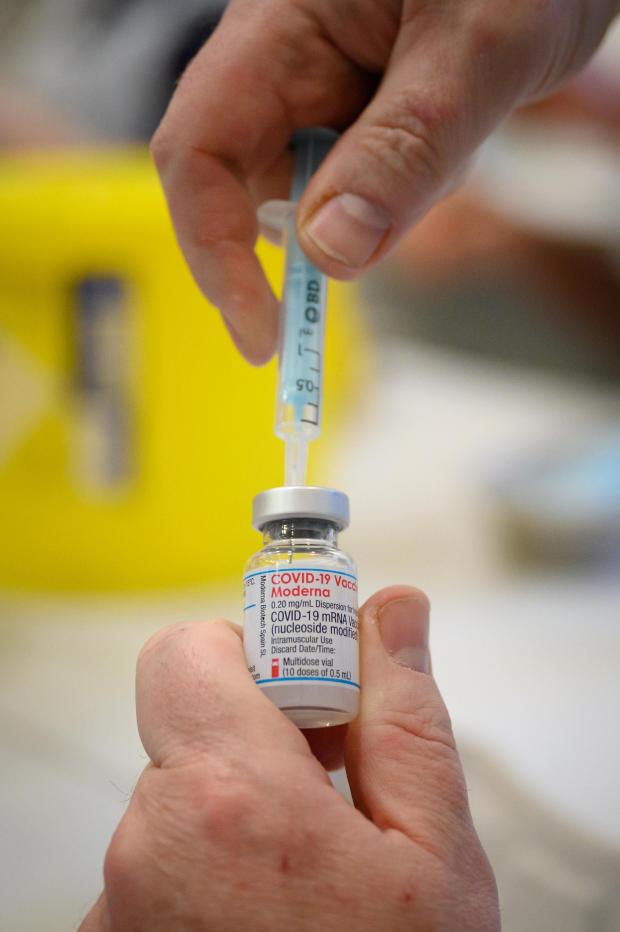 The Northern Echo: A Covid vaccine being prepared. Credit: PA