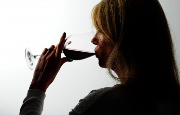 The Northern Echo: A woman drinking red wine. Credit: PA