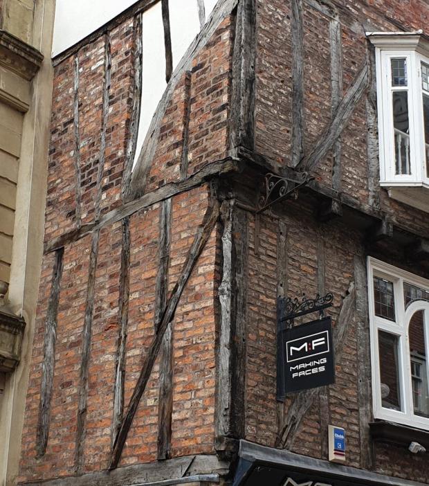 L'écho du Nord: a half-timbered building in Silver Street.  Photo: DAVID SIMPSON