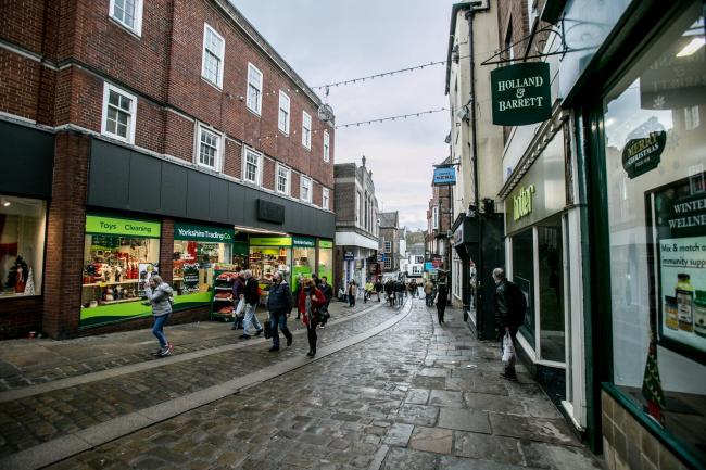 There are some positive signs in Silver Street, with Yorkshire Trading among those stores helping to generate activity at one end of the street.

Picture: SARAH CALDECOTT