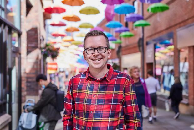 The Northern Echo: Retail expert Graham Soult, pictured here in Durham, says that despite appearances, there are some positive signs for Silver Street