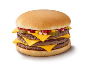 The Northern Echo: Triple Cheeseburger (McDonald's)