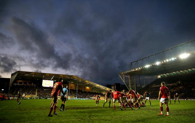 Newcastle Falcons lost to Leicester Tigers at Welford Road