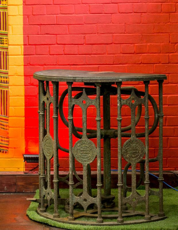The Northern Echo: The Feethams Turnstile currently at the Arthur Wharton Museum 