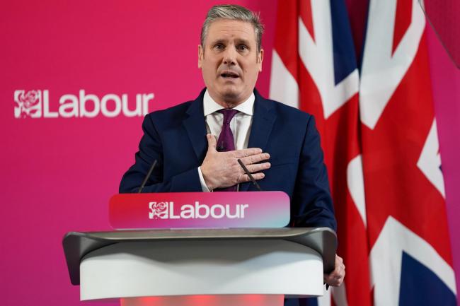 It is the second time Labour leader Sir Keir Starmer has caught the virus.