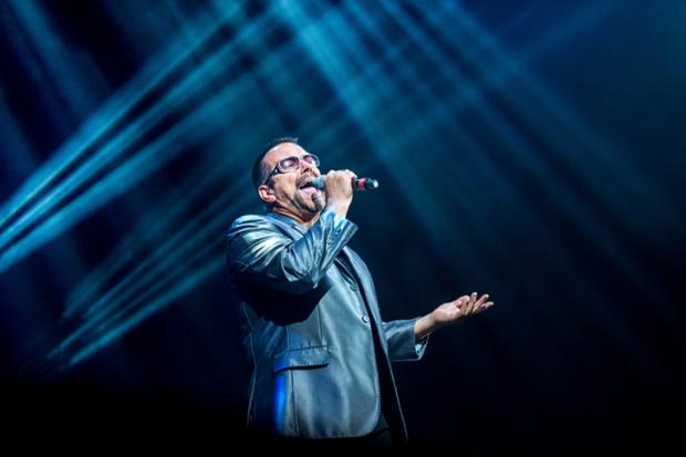 The Northern Echo: Vernon Nash singing George Michael hits onstage in Brighton