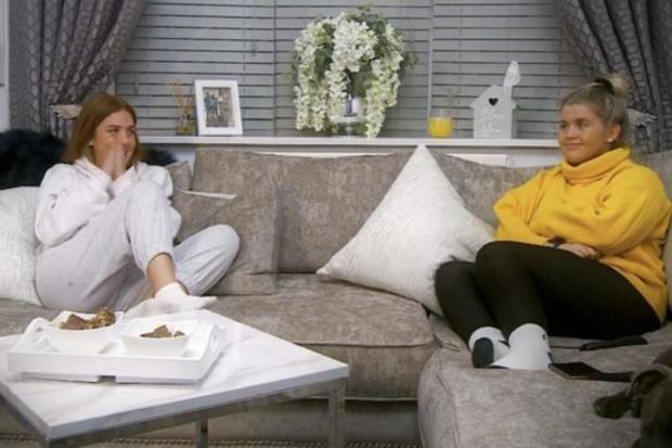 The Northern Echo: Georgia and her best friend, Abbie Lynn, have been on Gogglebox since 2018. Photo: CHANNEL 4.