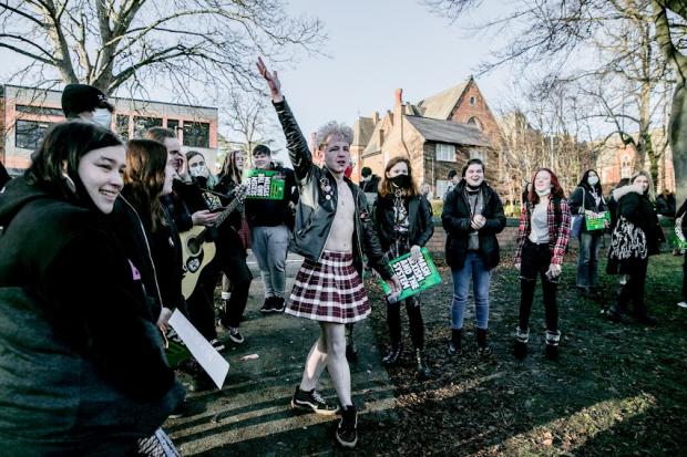 The Northern Echo: Students are not happy with the way the college currently handles reports of sexual assault and sexual harassment. Picture: SARAH CALDECOTT