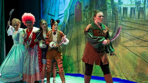 The Northern Echo: The panto cast was kept small to limit exposure to Covid. Picture: JOSH RYAN