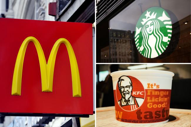 The likes of McDonald's, Starbucks and KFC are among the most popular drive-thru options in the UK (PA)
