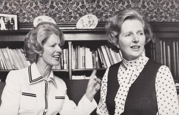 The Northern Echo: Janet Brown. left, with Margaret Thatcher