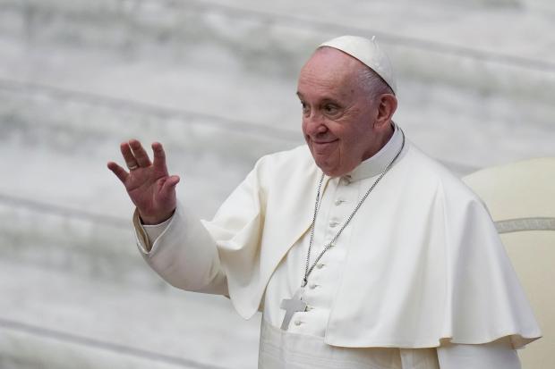Echo of the North: Pope Francis.  Photo: PA MEDIA.