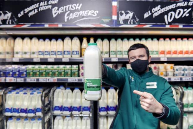 The Northern Echo: Morrisons is to scrap “use by” dates on most of its milk in a bid to reduce food waste. (PA/Morrisons)