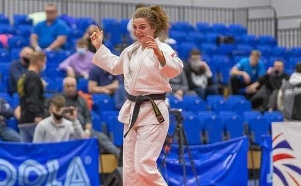 Teessider Rachel Jackson claimed a third National title as she triumphed in the Junior Under-63kgs category at the British National Judo Championships
