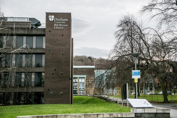 The Northern Echo: Alongside the online lessons, mask wearing and regular testing is in place across Durham University and its campus. Photo: SARAH CALDECOTT. 