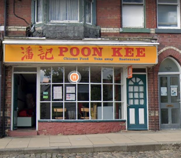 The Northern Echo: The Poon Kee Chinese takeaway in Westgate, Guisborough. Picture: Google