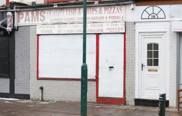 The Northern Echo: Pams Fish & Chips shop in Bolckow Road, Grangetown. Picture: Teesside Live