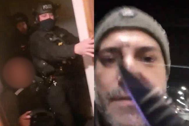 Watch shocking moment police storm Darlington home of Facebook Live knifeman