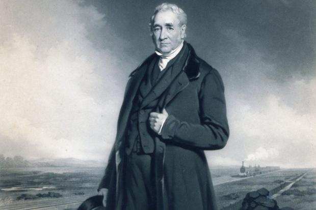The Northern Echo: George Stephenson, 'Father of the Railways.' Picture: GETTY IMAGES