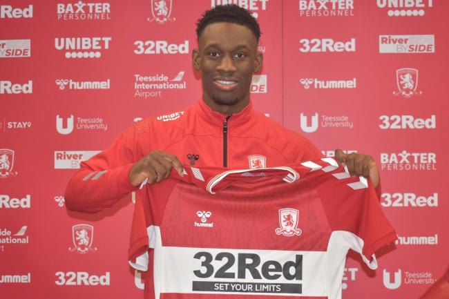 Folarin Balogun has completed his loan move to Middlesbrough. PICTURE: MFC.