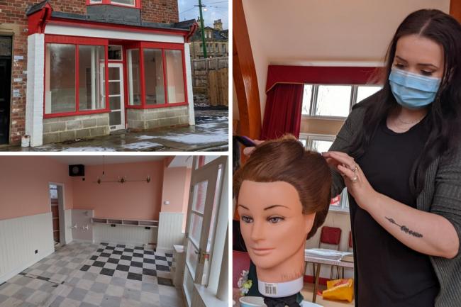 The new Elizabeth’s Hairdresser’s that will be opening soon at Beamish Museum. Picture: BEAMISH MUSEUM.