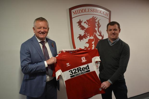 The Northern Echo: Kieran Scott at the unveiling of new Middlesbrough boss Chris Wilder