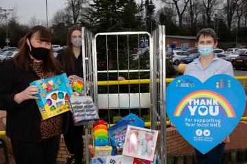 Durham council workers make charitable gesture to youth hospital
