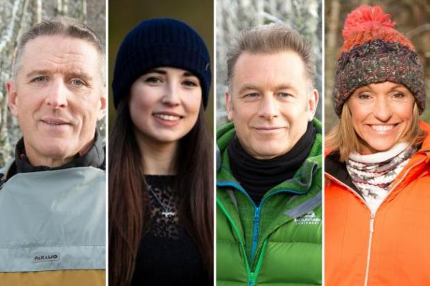 The Northern Echo: Pictured, the presenter line-up for Winterwatch 2022. Photos: BBC.
