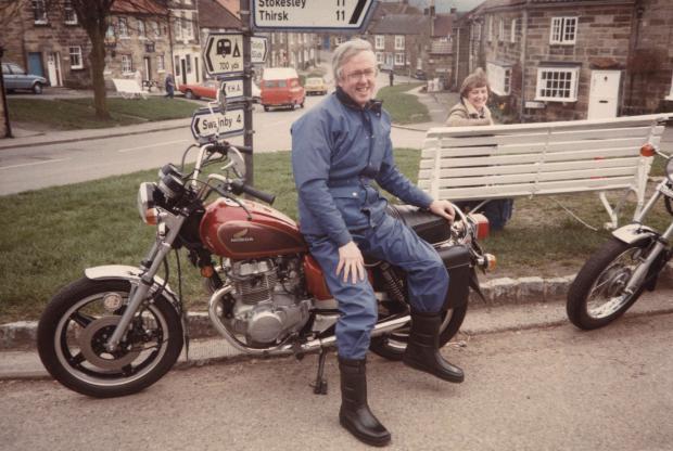The Northern Echo: John Dodds, who was a keen biker, knew how important the Great North Air Ambulance service is in remote areas