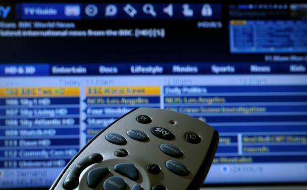 The Northern Echo: Sky TV remote and TV guide (PA)