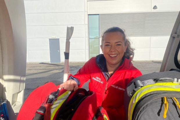 The Northern Echo: Hollie joins GNAAS from the North East Ambulance Service, where she worked for nine years. Picture: GNAAS.