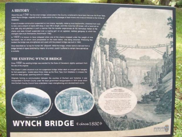 The Northern Echo: A display board shows the history of the site