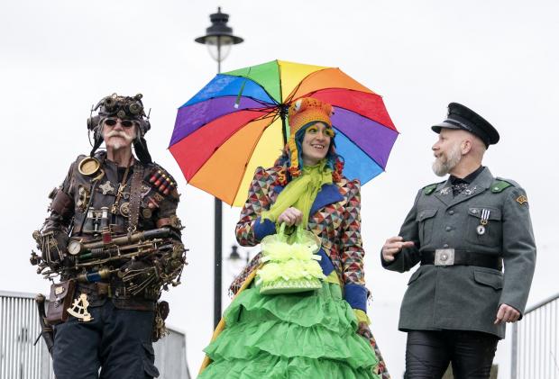 The Northern Echo: Whitby hosted a three-day Steampunk Festival which included attractions such as a live music concert and special Valentine's Day ball Pictures: PA