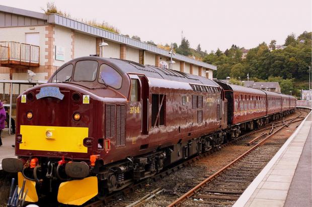 The Northern Echo: The vintage train that will be embarking on the journey to Chester. Picture: BISHOP TRAINS.
