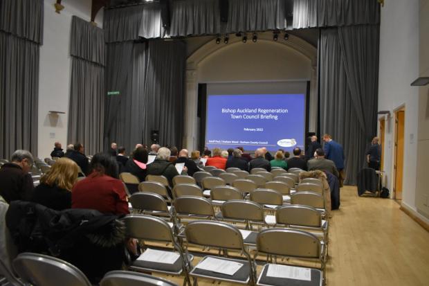 The Northern Echo: A public meeting was called last night (February 18) to discuss the £50m funding. Picture: PATRICK GOULDSBROUGH.