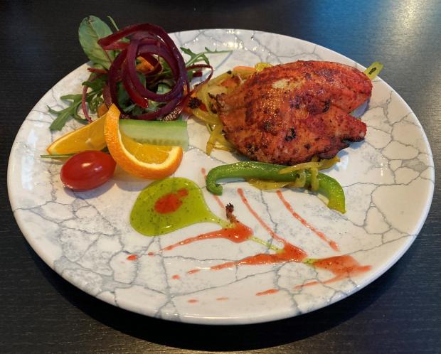 The Northern Echo: Mach Tandoori, featuring a white talipia fish that hails from African waters