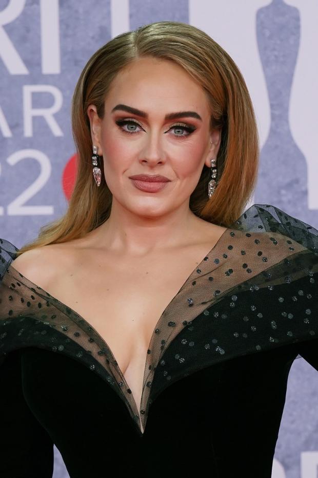 The Northern Echo: Adele attending the Brit Awards 2022. Picture: PA