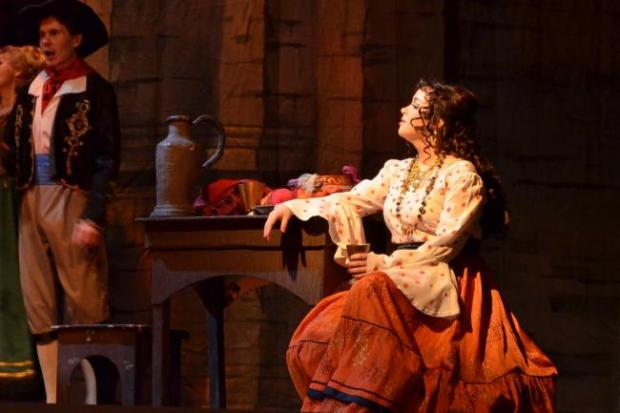 The Northern Echo: A scene from the Russian Stage Opera production of Carmen.