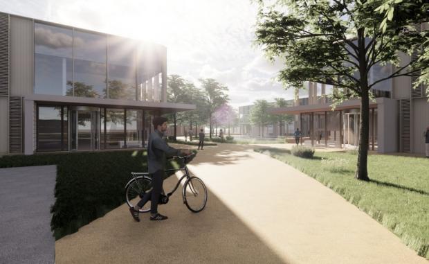 The Northern Echo: A visualisation of what the development of NETPark might look like. Picture: Ryder Architecture.
