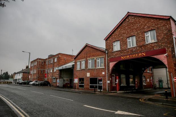 The Northern Echo: Chester-le-Street bus depot Picture: SARAH CALDECOTT