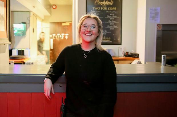 The Northern Echo: Manager of The Hoskins on Blackwellgate, Helen Douglas. Picture: SARAH CALDECOTT