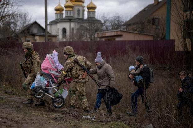 The Northern Echo: More than a million people have fled Ukraine. Picture: PA
