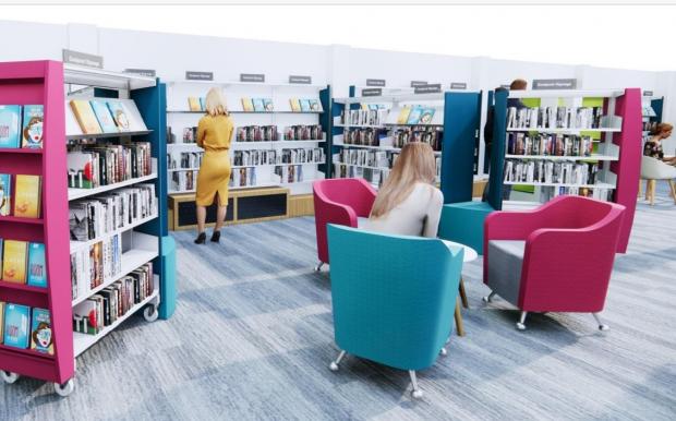 The Northern Echo: One of designs on how the library could look