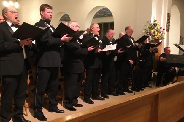 The Northern Echo: The Shiney Row Male Voice Choir. Picture: SRMVC.