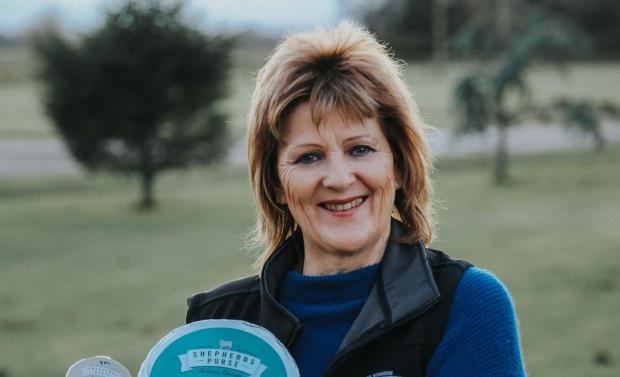 The Northern Echo: Judy Bell, Shepherds Purse Cheeses founder with the winning cheeses in 2016