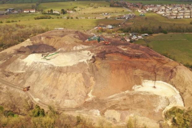 The Northern Echo: Hesleden spoil heap got approval four years ago, but B&S Recycling have submitted a further application. Picture: DCC.